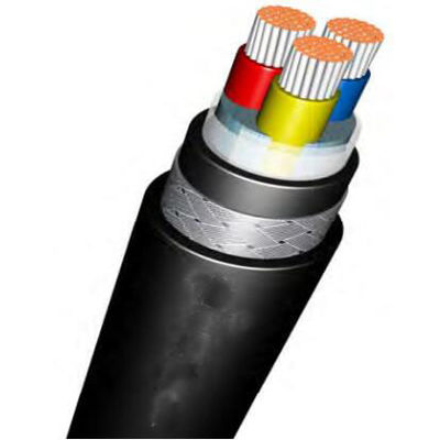 kaufen 35 mm Aluminium/Kupfer-Kern Stahldraht PVC/XLPE Untergrundpanzerter Stromkabel Schwarz 95 mm online manufacture