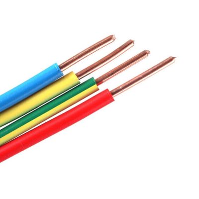 angepasstes Farb-PVC-Dämmkabel für Hausdraht 450/750V BV/BVR 1,5 mm 2,5 mm 4 mm 6 mm