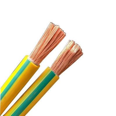 Elektrische Draht PVC BVR 10 mm 16 mm Hochflexibler Leiter mit Gelbisolierung