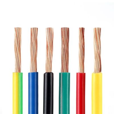 PVC isolierte Kupferleiter elektrische Draht für Haus 1,5 m2 Stranded Bare Typ
