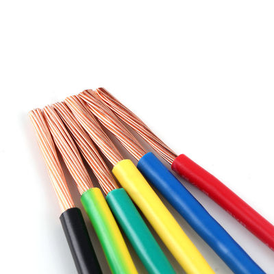 IEC 60227 4mm BV Massivstrang Kupferdraht Individualisiertes PVC isoliertes Kabel