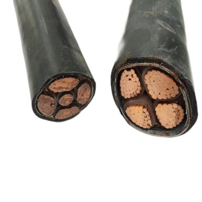 PVC Jacket NYY 4x25mm2 XLPE Isolierungskabel aus Kupferleiter für niedrige Spannung von 12 V
