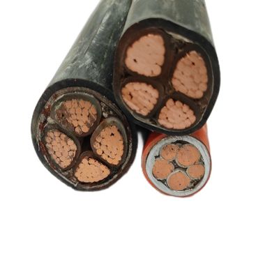 0.6/1kv YJV Niederspannungsindustrielles Dreikern-Kupfer-Stromkabel für individuelle Größen